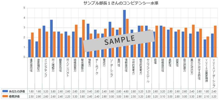 コンピテンシー分析例